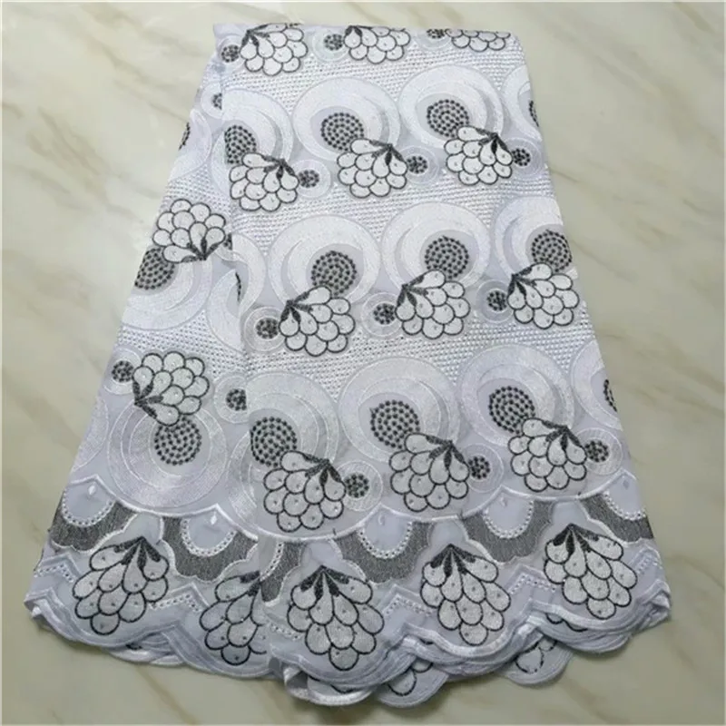 

2019 African Dry Lace Fabric Swiss Voile With Stones Swiss Cotton Lace High Quality 2019 African Lace Fabrics For Wedding Dress