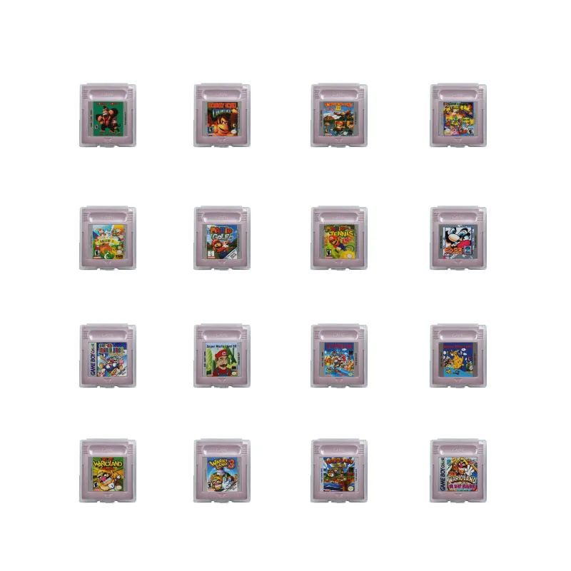 

16 Bit Video Game Cartridge Console Card Donkeyy Kong and Mariod Series English Language Version Edition
