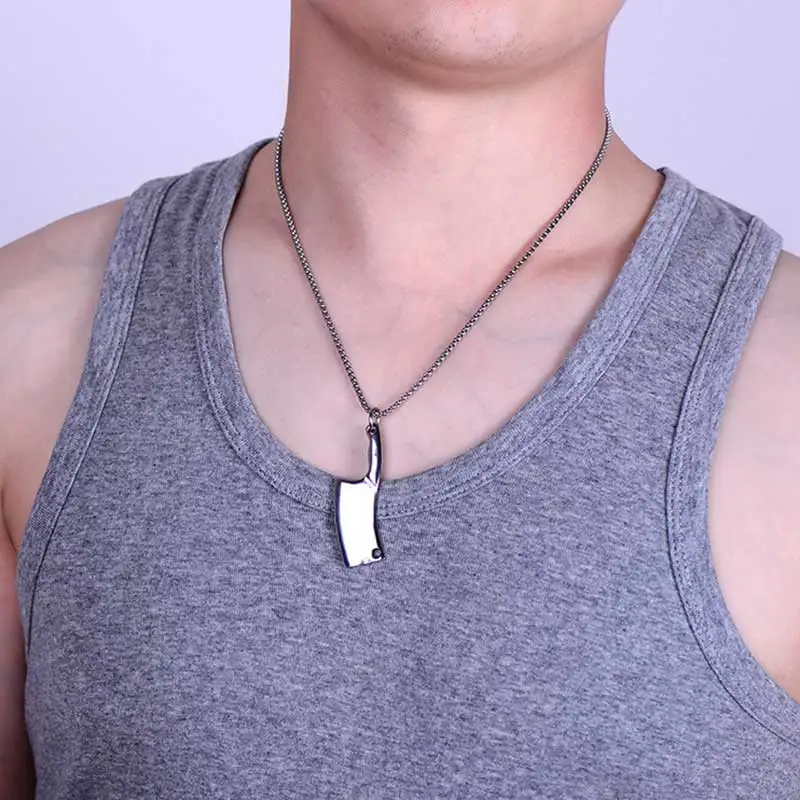 ZFVB классический лезвия шеф повар Кухня Ножи Цепочки и ожерелья для Для мужчин 316L