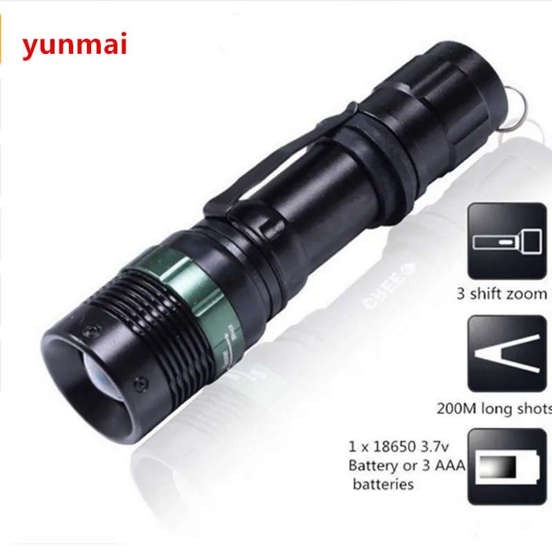 

2017 PromethFire Zoomable Led Flashlight 18650 Lantern Tactical Lanterna Strong Lumens Torches linternas Led Lamp penlight