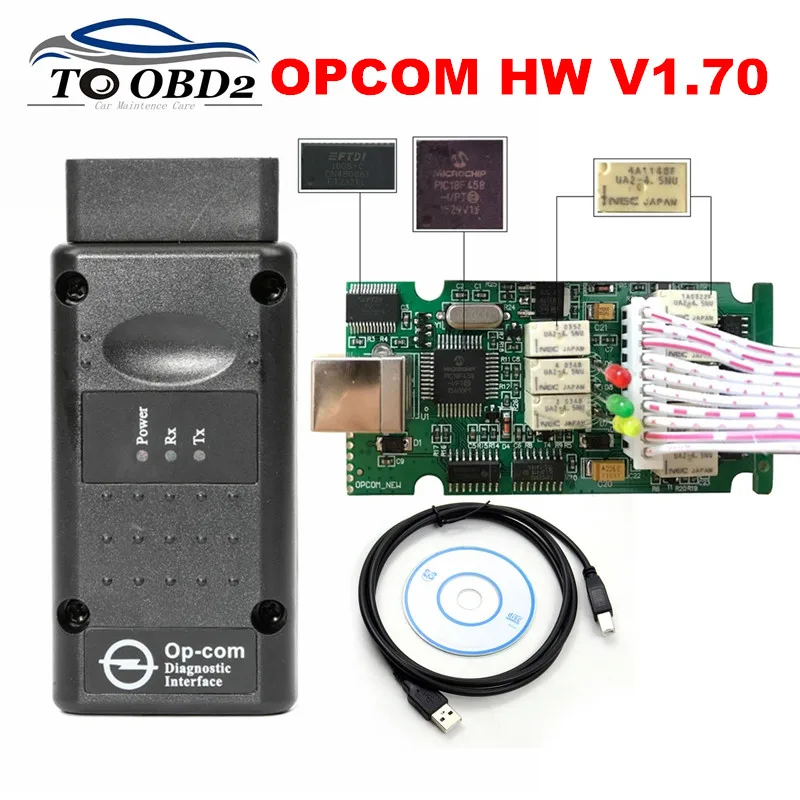 Prix pour Haute Qualité V1.65 V1.70 FW OPCOM OBD2 USB Scanner Pour Opel Auto Diagnostic OP-COM HW1.70 CAN-BUS Interface PIC18F458 et FTDI Prix pour Haute Qualité V1.65 V1.70 FW OPCOM OBD2 USB Scanner Pour Opel Auto Diagnostic OP-COM HW1.70 CAN-BUS Interface PIC18F458 et FTDI