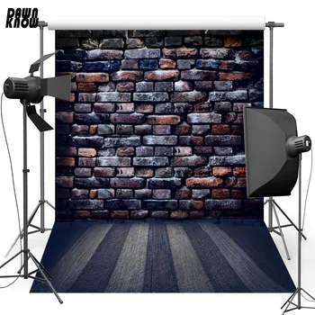 

DAWNKNOW Brick Wall Vinyl Photography Background For Newborn Floor New Fabric Polyester Backdrop For Wedding Photo Studio F1587