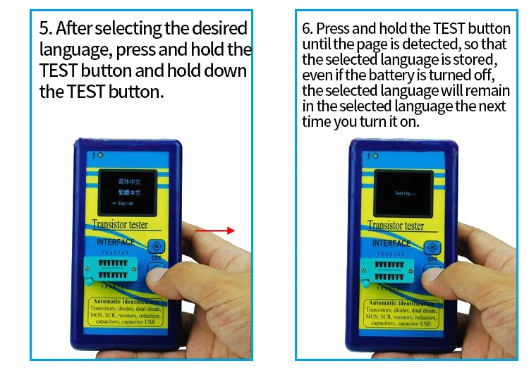 Color Screen Display Digital Resistance Inductance Capacitance Meter Multi functional M328 Transistor Tester