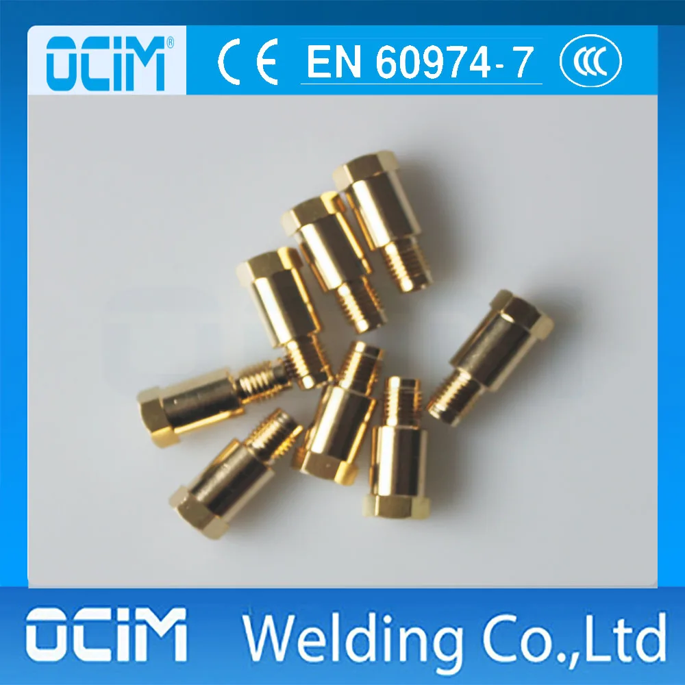 

5PCS TFM4294890 Mig Contact Tip Adapter For PMT27 PMT32 MMT32 Welding Torch