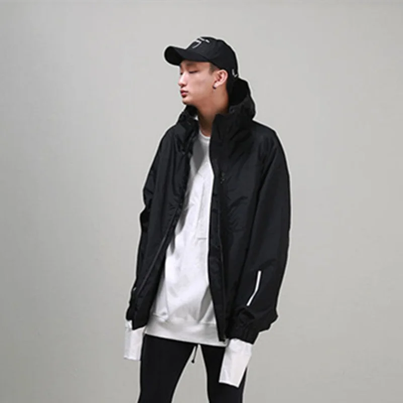 Men's Windbreakers Kanye West Fear of God Trench Coat Man's Raincoat Justin Bieber Hip Hop Man Jacket Casual Thin Men's Coat Men's Windbreakers Kanye West Fear of God Trench Coat Man's Raincoat Justin Bieber Hip Hop Man Jacket Casual Thin Men's Coat