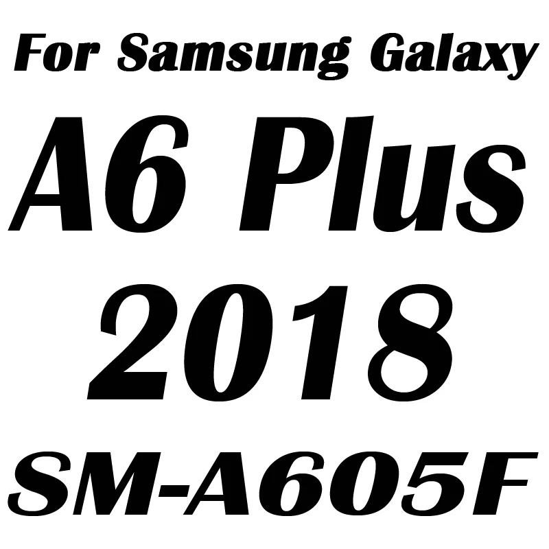 С уровнем твердости 9H закаленное Стекло для samsung Galaxy A7 A6 A8 плюс J4 Core J6 плюс A750F J600F A600F A530F пленка Экран протектор - Цвет: A6 Plus