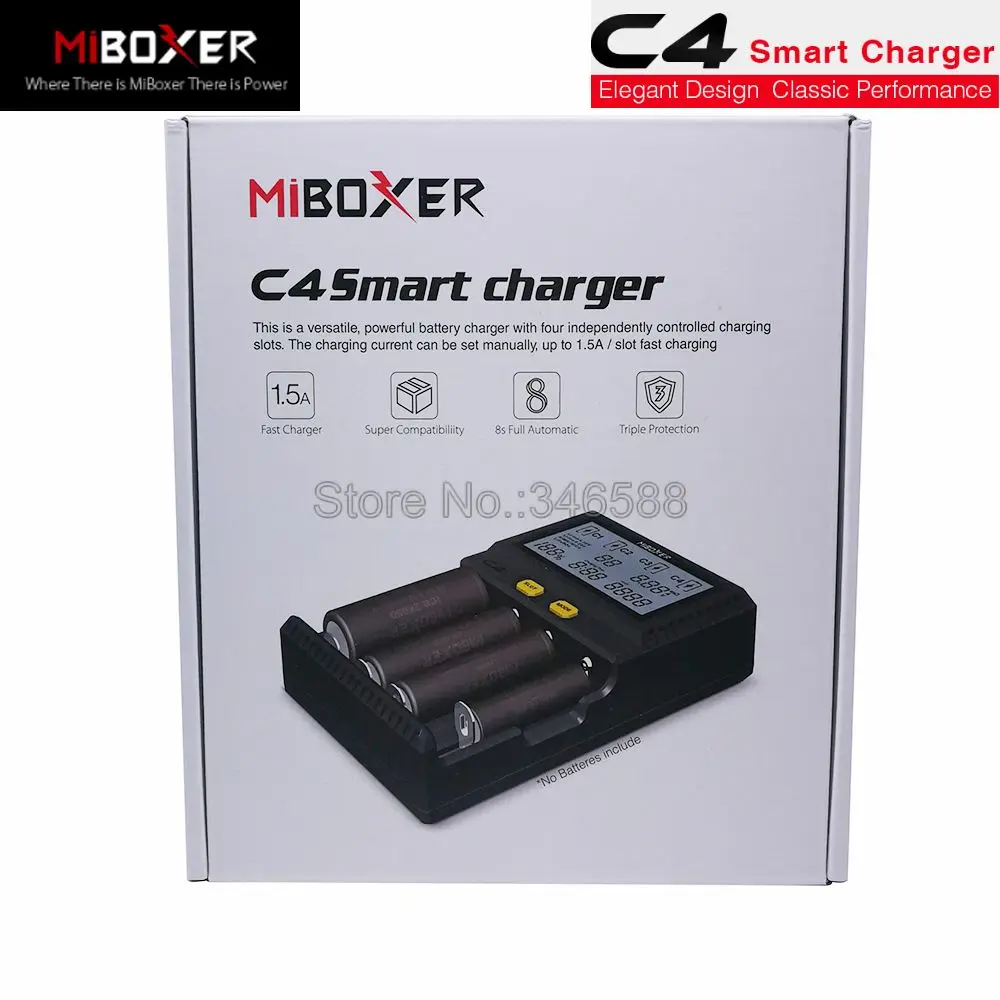 26650 21700 20700 18650 AA AAA MiBoxer C8 Eight Channel Smart Battery Charger