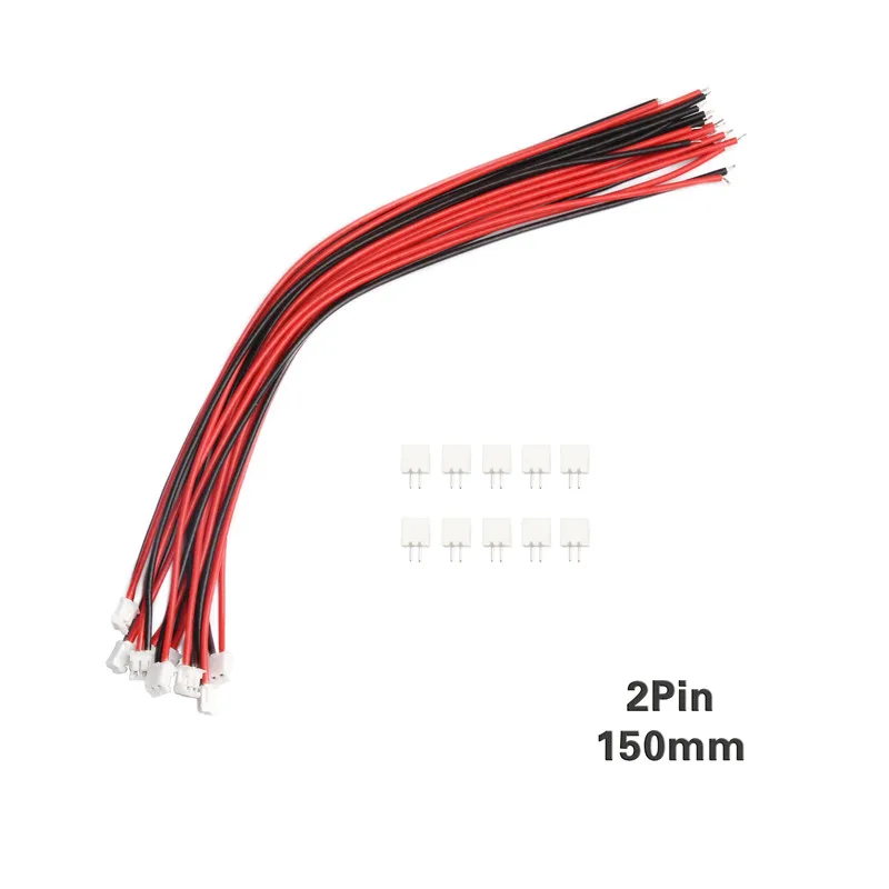 10 компл. 150 мм ZH-1.5 провода Кабельный соединитель DIY ZH-1.5 28AWG JST 2Pin-10Pin электронная линия одиночное соединение клеммные соединители - Цвет: 2Pin