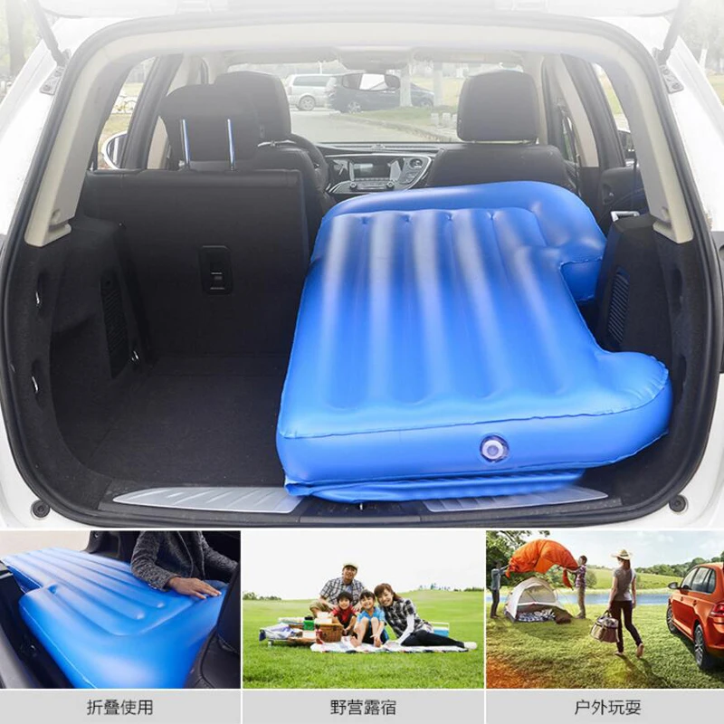 Regalo del Día de la Madre! Colorido viajes en coche colchón inflable cama de aire colchón de camping al aire libre vehículo universal sofá de aire