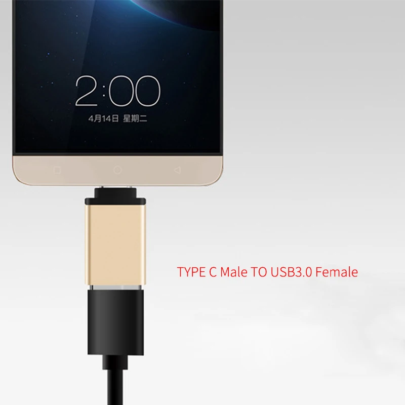 Тип с разъемами типа C и usb OTG адаптер Тип USB C Male к USB3.0 разъемом типа «мама» для подключения usb периферийного оборудования