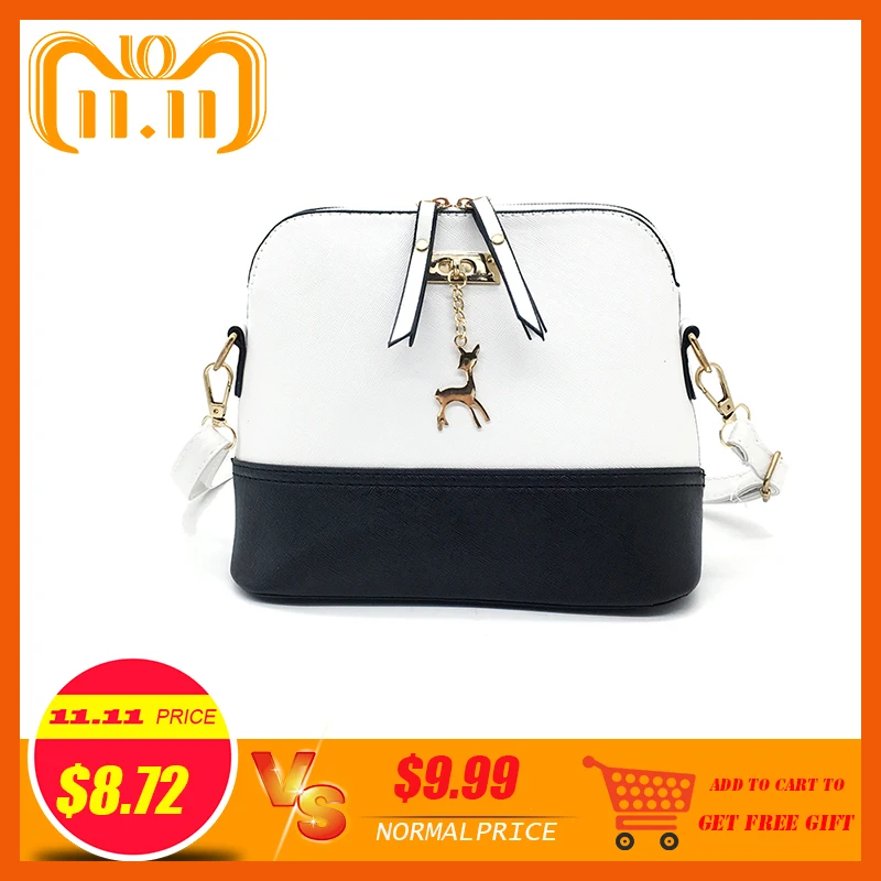 

2017 New Women Messenger Bags Fashion Female PU Leather Shoulder Bag Crossbody Bag Ladies Handbags Small Clutch Purse Mini M1003