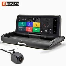 Bluavido 8 дюймов 4G Android видеорегистратор Full HD 1080 P Автомобильная камера GPS навигатор ADAS Двойной объектив ночного видения Автомобильный видеорегистратор регистраторы