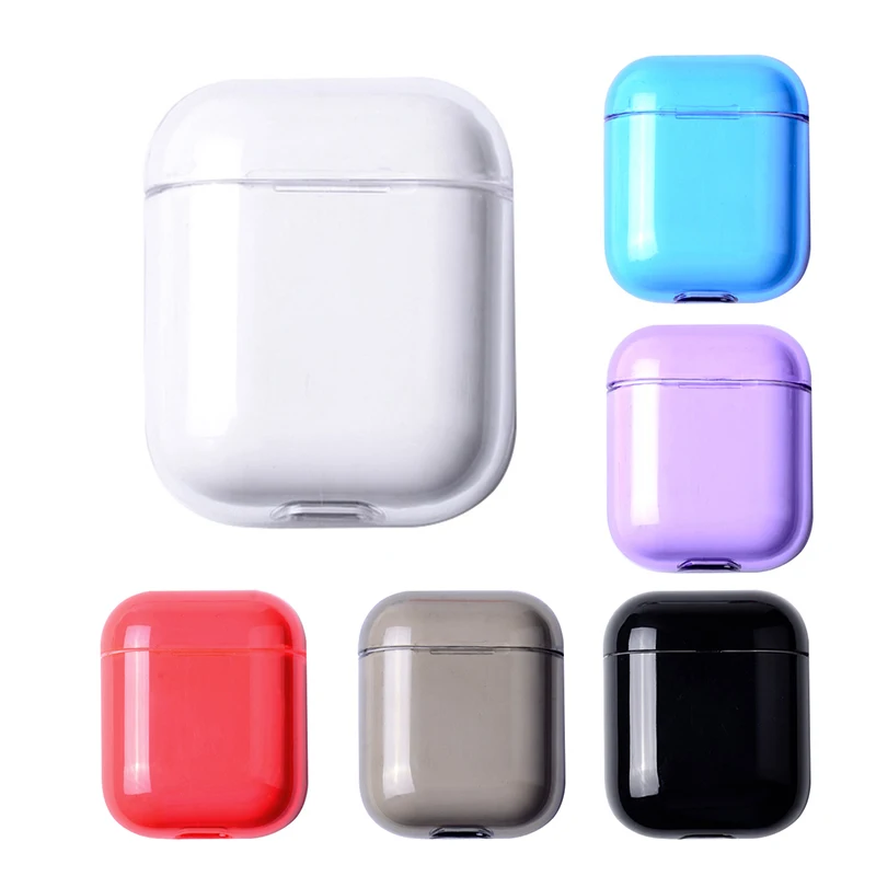 Чехол для Airpods милый чехол мультяшный защитный жесткий прозрачный беспроводной