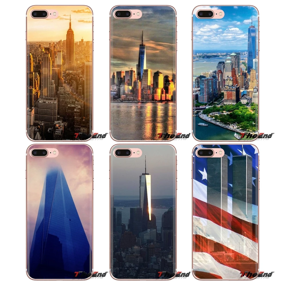 Мягкая сумка One World Trade Center Freedom Tower для Huawei Nova 2 3 2i 3i Y6 Y7 Y9 Prime Pro GR3 GR5 2017 2018 2019 Y5II Y6II |
