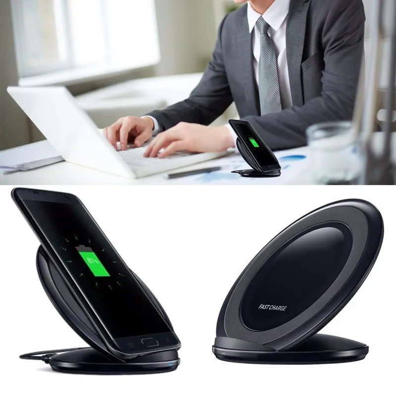 

HIPERDEAL Fast Charge Qi Wireless Charging Stand Dock Compatible For Samsung Galaxy S7/S7 edge Note 5 Wireless Charging QI11