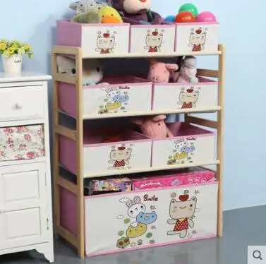 Модные детские шкафы Луи, Современные Простые удобные детские игрушки из цельного дерева, шкаф для хранения - Цвет: G12