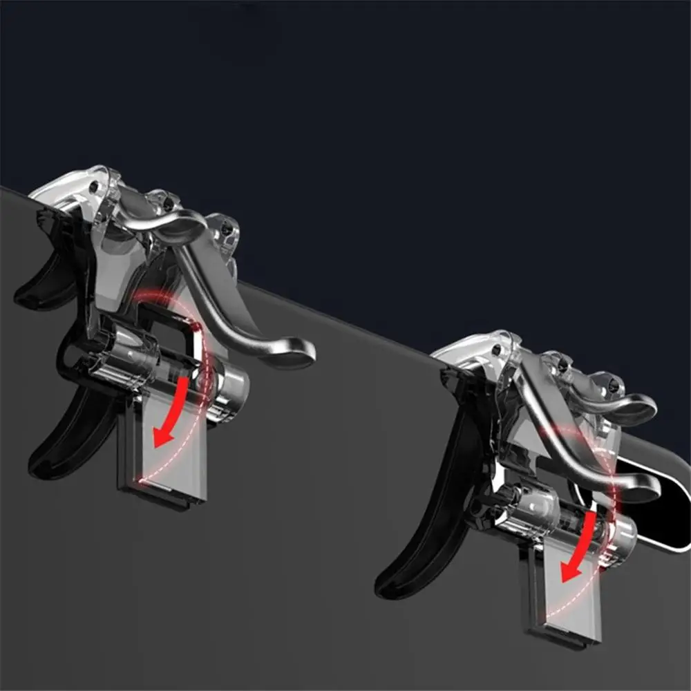 

Metal Smartphone Mobile Gaming Trigger For Pubg Mobile Gamepad Fire Aim Button L1R1 Key Shooter Pubg Controller Triggers
