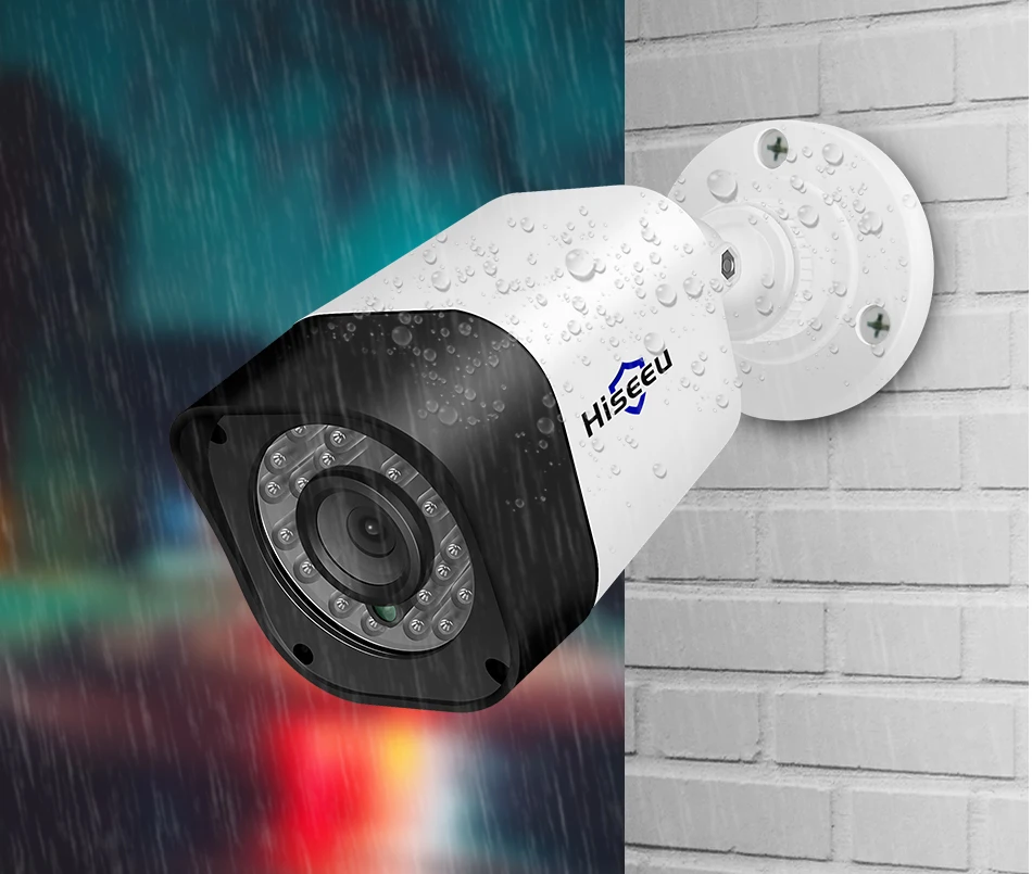 Najtaniej Hiseeu AHD 720P 1080P kamera cctv typu bullet wodoodporna zewnętrzna wewnętrzna IR CUT Night Vision HD kamera bezpieczeństwa kamera monitorująca wideo