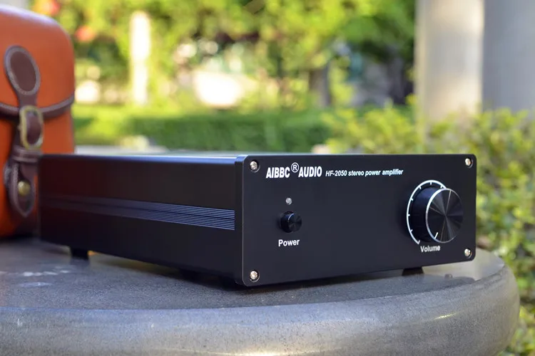 Aibc HF-2050 130 Вт+ 130 Вт класс AB MOSFET HiFi усилитель делюкс версия черный или серебристый