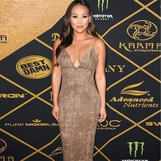 High Quality Sling V neck Velour Leather Bodycon Dress Celebrity Party Elegant Dress