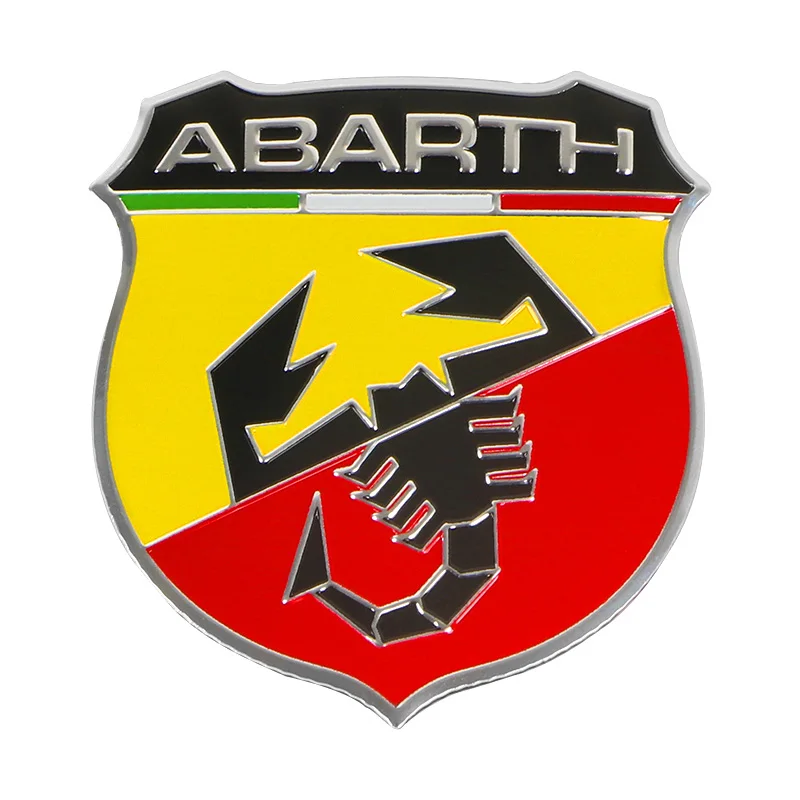 Металлический алюминиевый стикер с изображением Италии Scorpion клей Abarth значок наклейка эмблема для Фиат виаджио Abarth Punto 124 125 500 стайлинга автомобилей