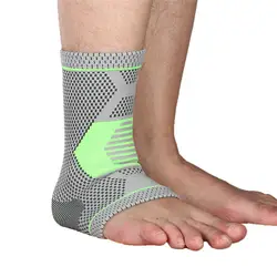 1 шт. дышащая поддержка лодыжки регулируемая спортивная эластичная поддержка щиколотки коврик для ног компрессионные, предотвращают