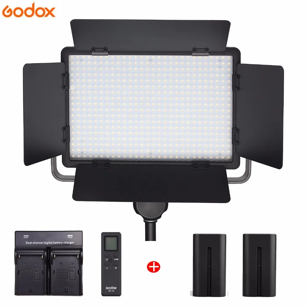 Комплект Godox LED500W 504 Светодиодная лампа панель дистанционного управления для