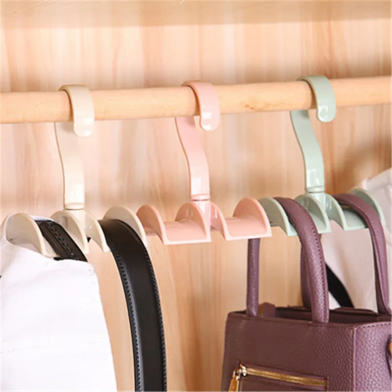 Storage Rack Tie Belt Organizer Space Saver Rotating Scarf Ties Hanger