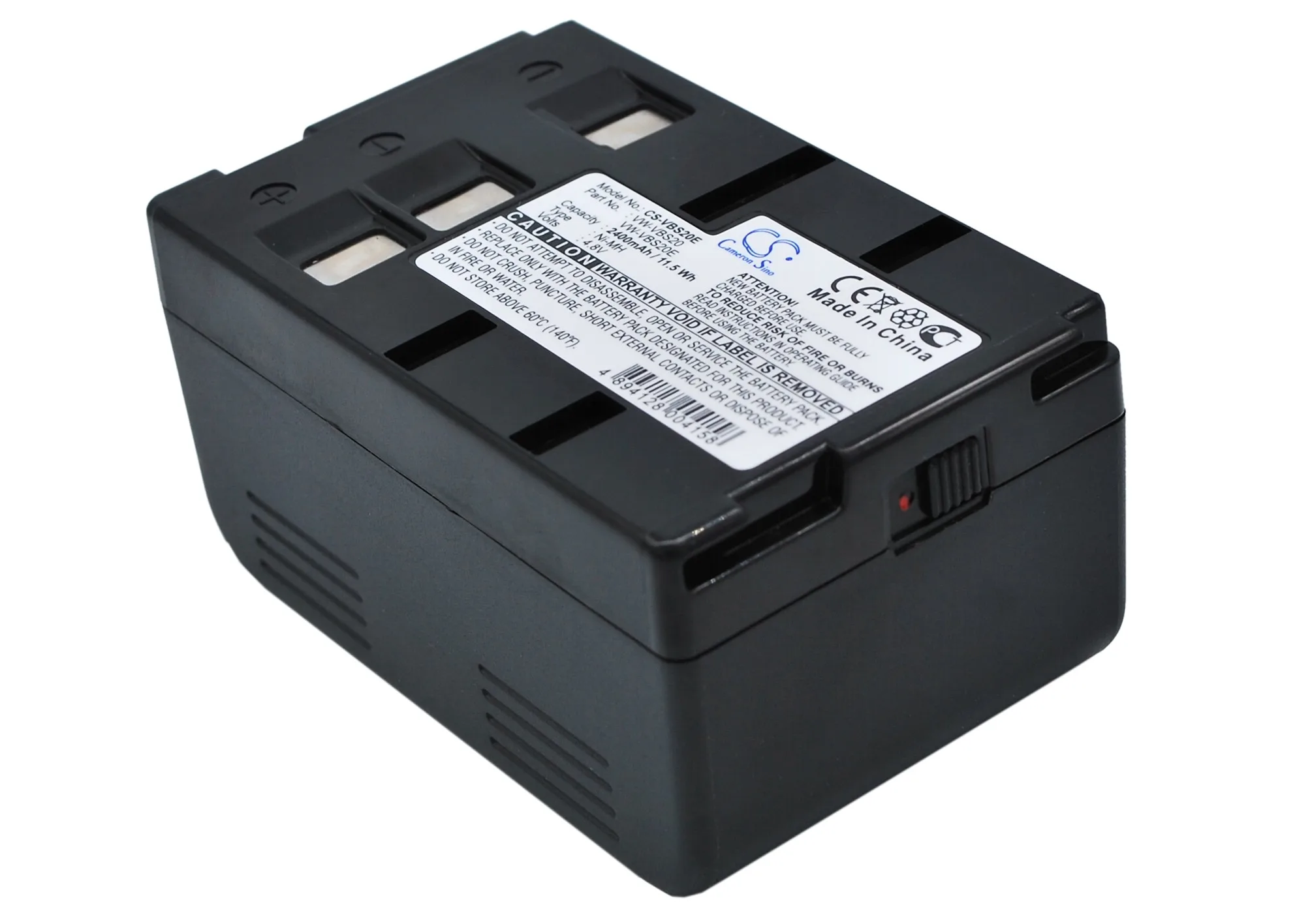 

Cameron Sino NEW Battery For Panasonic VBS20E,VSB-0190,VSB-0200,VW-VBH10E,VW-VBS10
