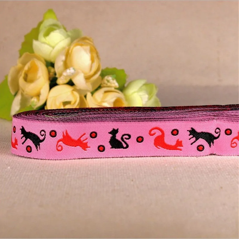 

NEW 100% Polyester Cartoon Car Woven Jacquard Ribbon 5/8 '(16 mmx10yards) for DIY Dog collar Wholesale Free Shipping