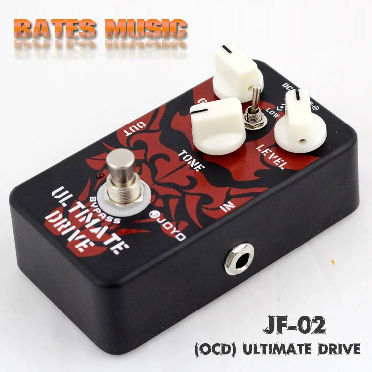 JOYO JF 02/ Guitar Effect Pedal (OCD) Ultimate Drive, electric bass dynamic compression effects
