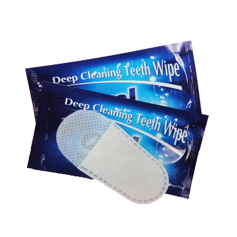

50pcs Deep Cleanning Teeth Clean Wipe Whiter Teeth Whitening Remove Residue Stains Dental Care Brush Up for Oral Deep Clean wipe