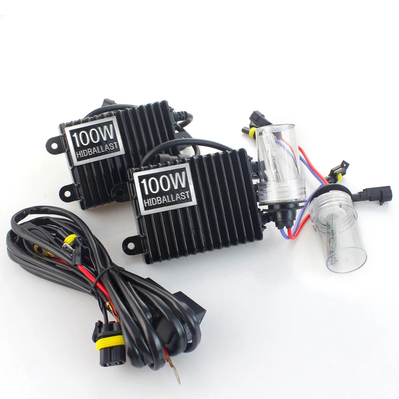 

1 set 100W H7 xenon HID xenon kit H1 H3 H4 H8 H9 H10 H11 9005 HB3 9006 HB4 100W ballast 5000K 6000K 8000K for car headlight