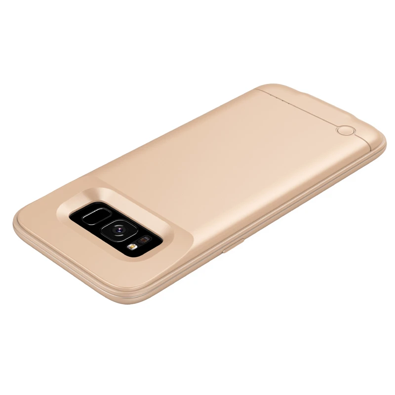 Gold For Galaxy S8 Расширенный чехол для батареи телефона для samsung Galaxy S9/S8 резервный аккумулятор чехол для samsung Galaxy S8/S9 Plus портативный Банк питания чехол - Цвет: Gold For Galaxy S8
