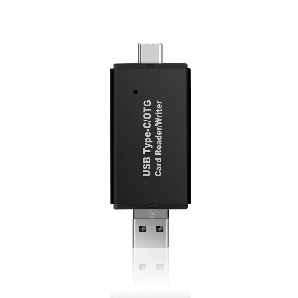 KEBIDU высокоскоростной OTG кард-ридер 3 в 1 Тип C micro USB USB2.0 Универсальный OTG TF/SD для Android компьютера удлинители