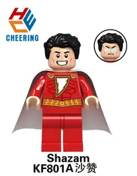 Одна распродажа строительные блоки Блок Супер Герои мини персонажи Shazam рисунок Лучший подарок игрушки для детей KF801A