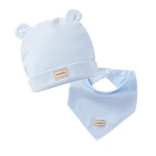 Kids Hat Cap Bibs Beanies-Hats Infant-Caps Candy Born Toddler Girls Boys Cotton Cute