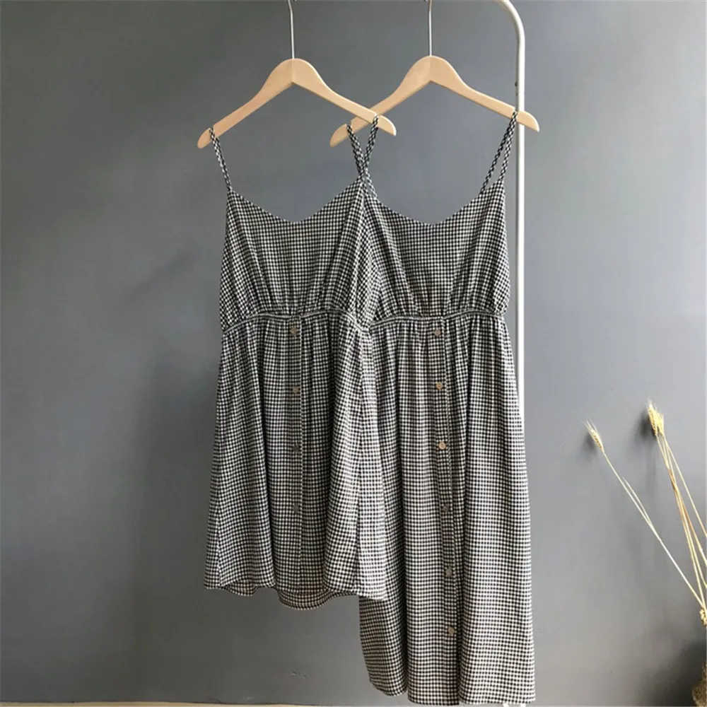 Sexy Backless Beach Dress 2018 Summer 2 types Short&long Plaid Vacation Dress Casual Vestidos Strapless Women Bow Dresses (19)