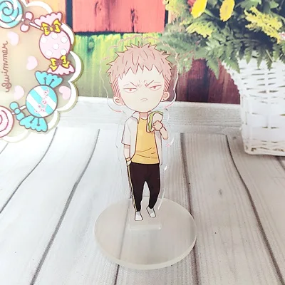 New 19 Days Mini Comic Characters Figurines Acrylic Ornaments Mo Guan Shan Anime Around Fans Gift - Цвет: 1