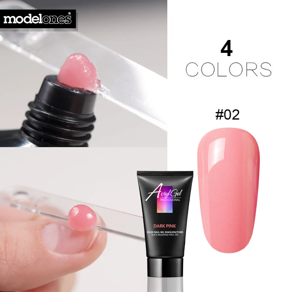 

Modelones 30g Nail Extension Gel Crystal Builder UV Nail Gel Soak Off Semi Permanent Led Gel Nail Art Transparent Extend Gel