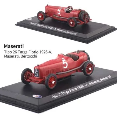 1:43 Масштаб Италия Maseratis гоночный автомобиль литая под давлением модель автомобиля игрушка старинный Спорт мышцы для детей игрушки подарки с коробкой - Цвет: 16