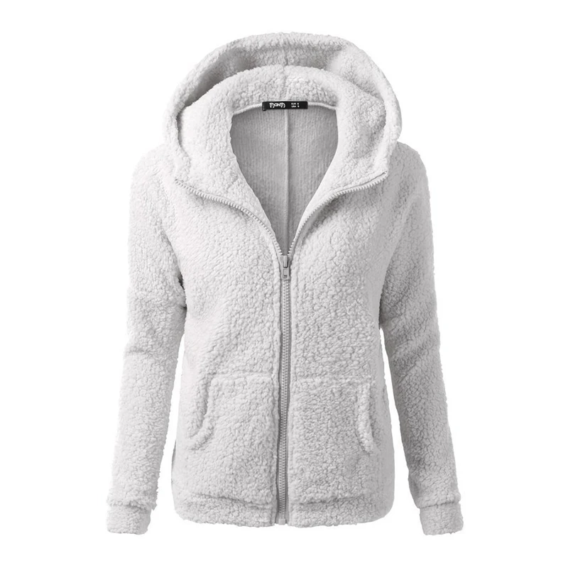 SWYIVY Woman Sweatshirts Hoodie Solid Color Plus Velvet Full Sleeve Hooded Zipper Sweatshirt Thick Zip-up Female SWYIVY Woman Sweatshirts Hoodie Solid Color Plus Velvet Full Sleeve Hooded Zipper Sweatshirt Thick Zip-up Female