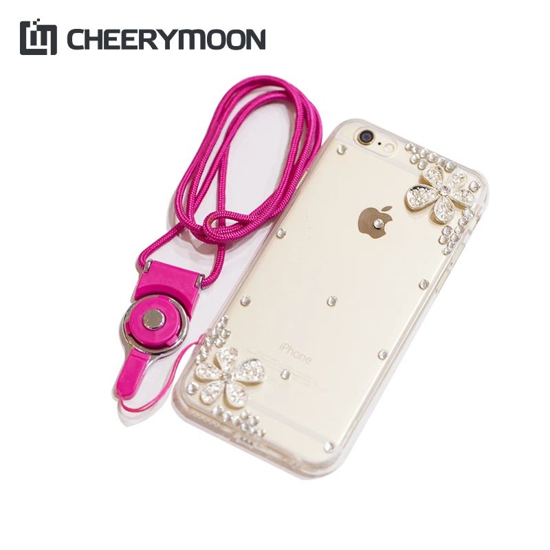 Hot! Mobile Phone Straps Neck + Cellphone Strap Bag Wallet