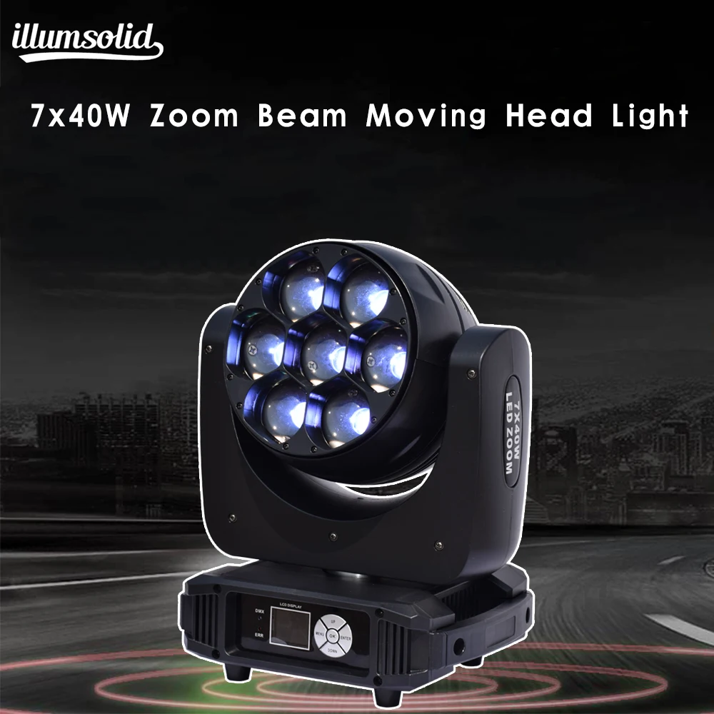 

7x40w zoom moving head led Disco stage lighting effect for concert bar