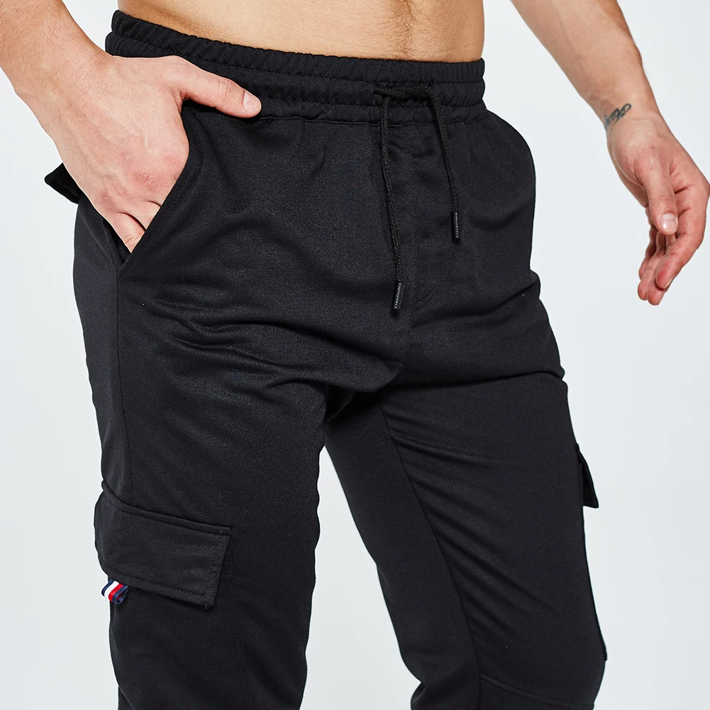 Осенние шаровары, штаны для бега Штаны Для мужчин спортивные Slim Fit Модные Спортивные штаны новые мужские эластичные штаны свободного кроя мужские брюки-карандаш