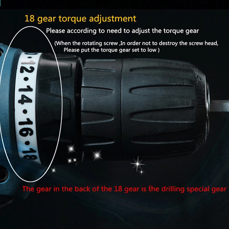 В 16,8 в литиевая батарея электрическая отвертка ручная точность зарядка сверло Аккумуляторная дрель крутящий момент сверло механические инструменты