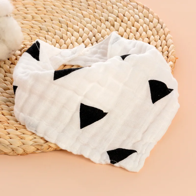 Слюнявчик с принтом в виде Молочной Бутылочки детский слюнявчик треугольный