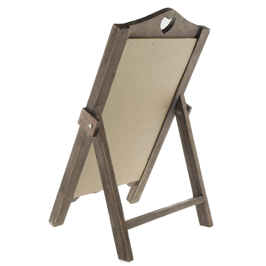 Wooden Blackboard With Stand Erasable Chalkboard Message Boards Sign Wedding Party Decoration For Table Memo