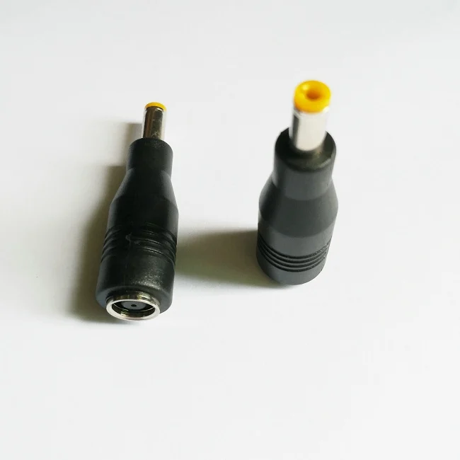 7.9 x 5.5mm DC Female to 5.5 x 2.5mm DC Male Power Plug Tip for Lenovo Laptop Adapter