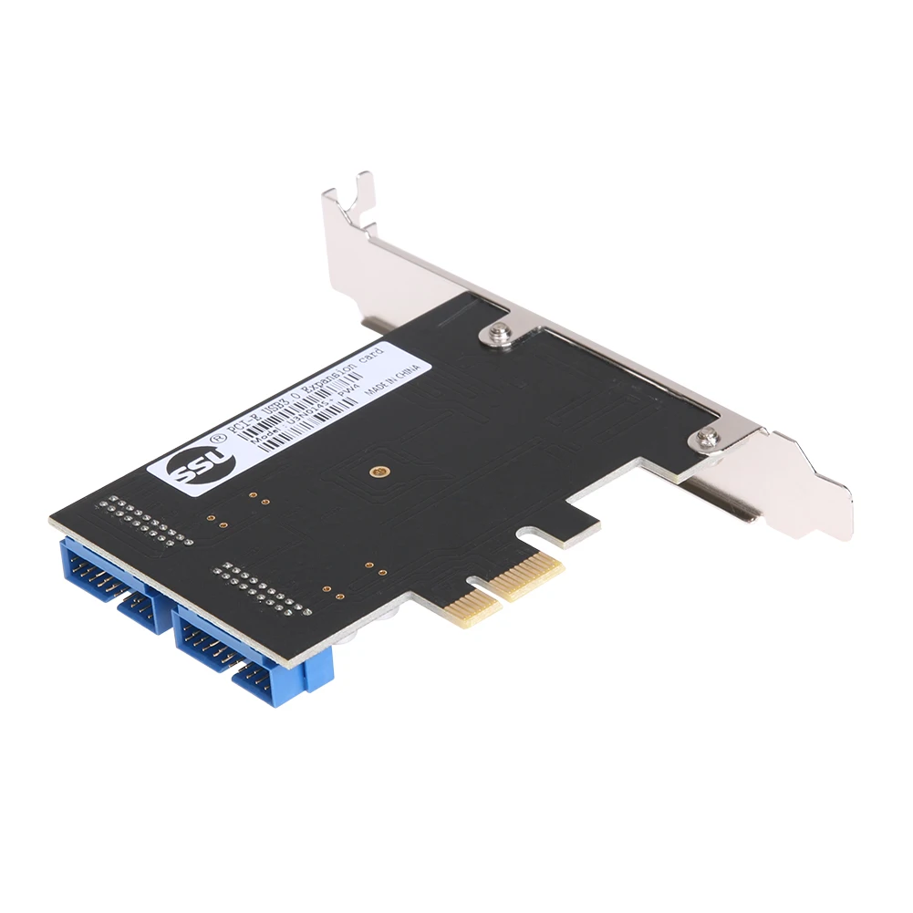 USB 3,0 PCIE PCI Express контрольная карта адаптер настольная Передняя PCIe передача USB3.0 19PIN Интерфейс адаптер карта